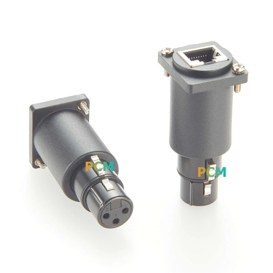 Panel Mount XLR To RJ45 DMX Adapter best