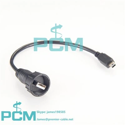 IP67 USB 2. 0 Nhập cáp sang Mini-B